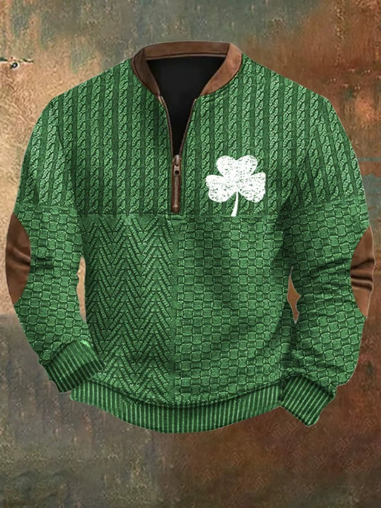 Men’s 3D Digital Print Fashion Zip-Up Hoodie