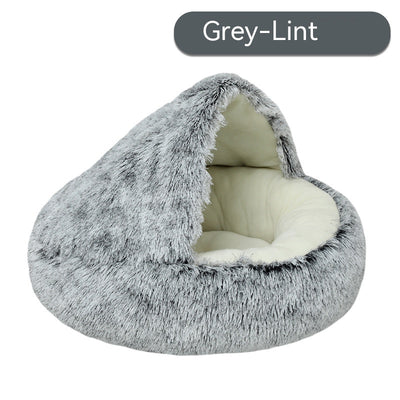 Semi-Enclosed Pet Cat Bed & Dog House