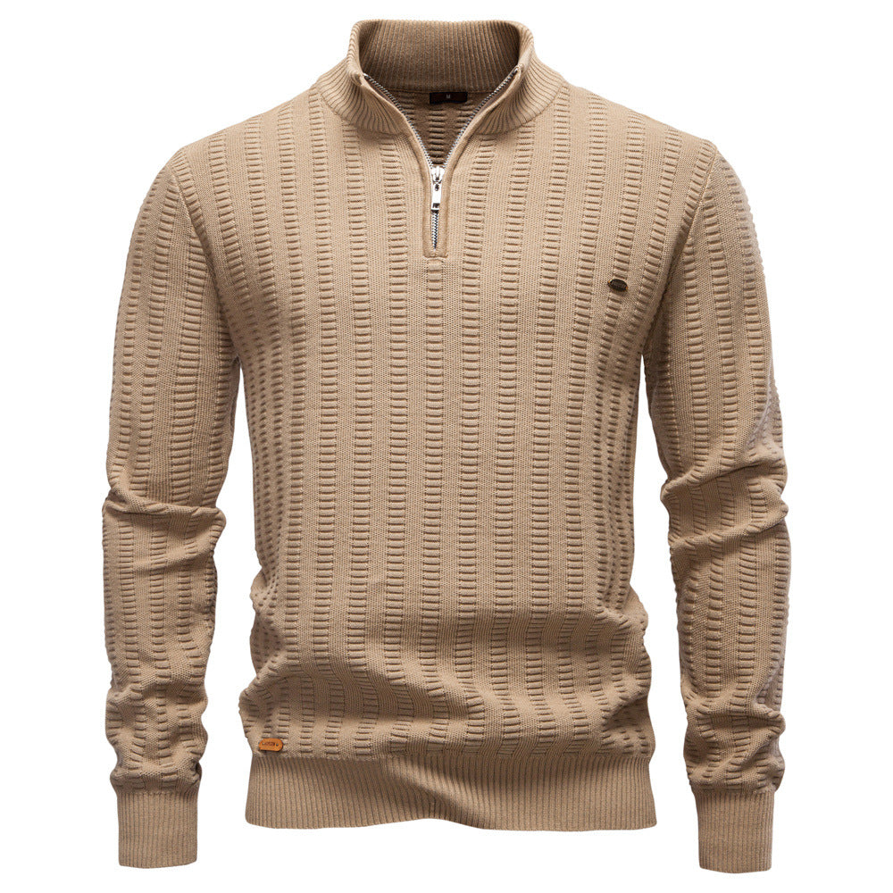 Men’s Striped Jacquard Sweater