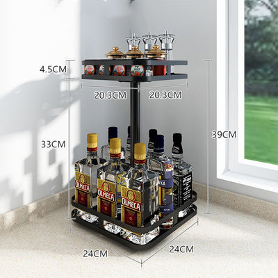Rotating Kitchen Seasoning Rack