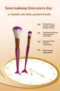4-Piece Mermaid Gradient Eye Makeup Brush Set