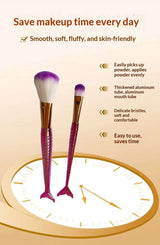 4-Piece Mermaid Gradient Eye Makeup Brush Set