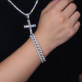 Luxury Moissanite Bracelet – S925 Sterling Silver Platinum‑Plated Light Luxury Jewelry