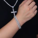 Luxury Moissanite Bracelet – S925 Sterling Silver Platinum‑Plated Light Luxury Jewelry