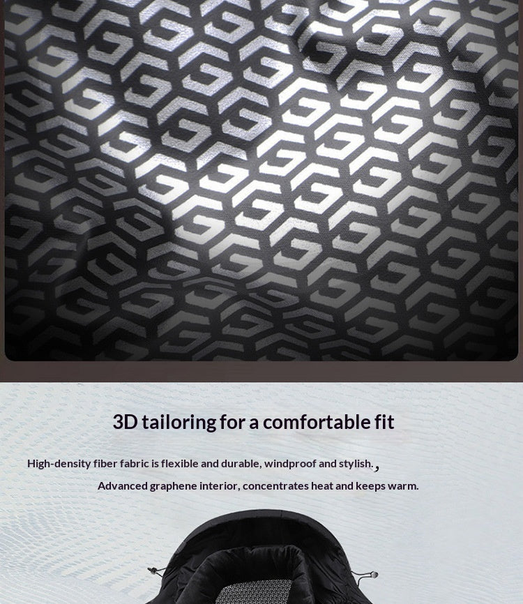 New Winter Men’s Detachable Hood Cotton-Padded Coat