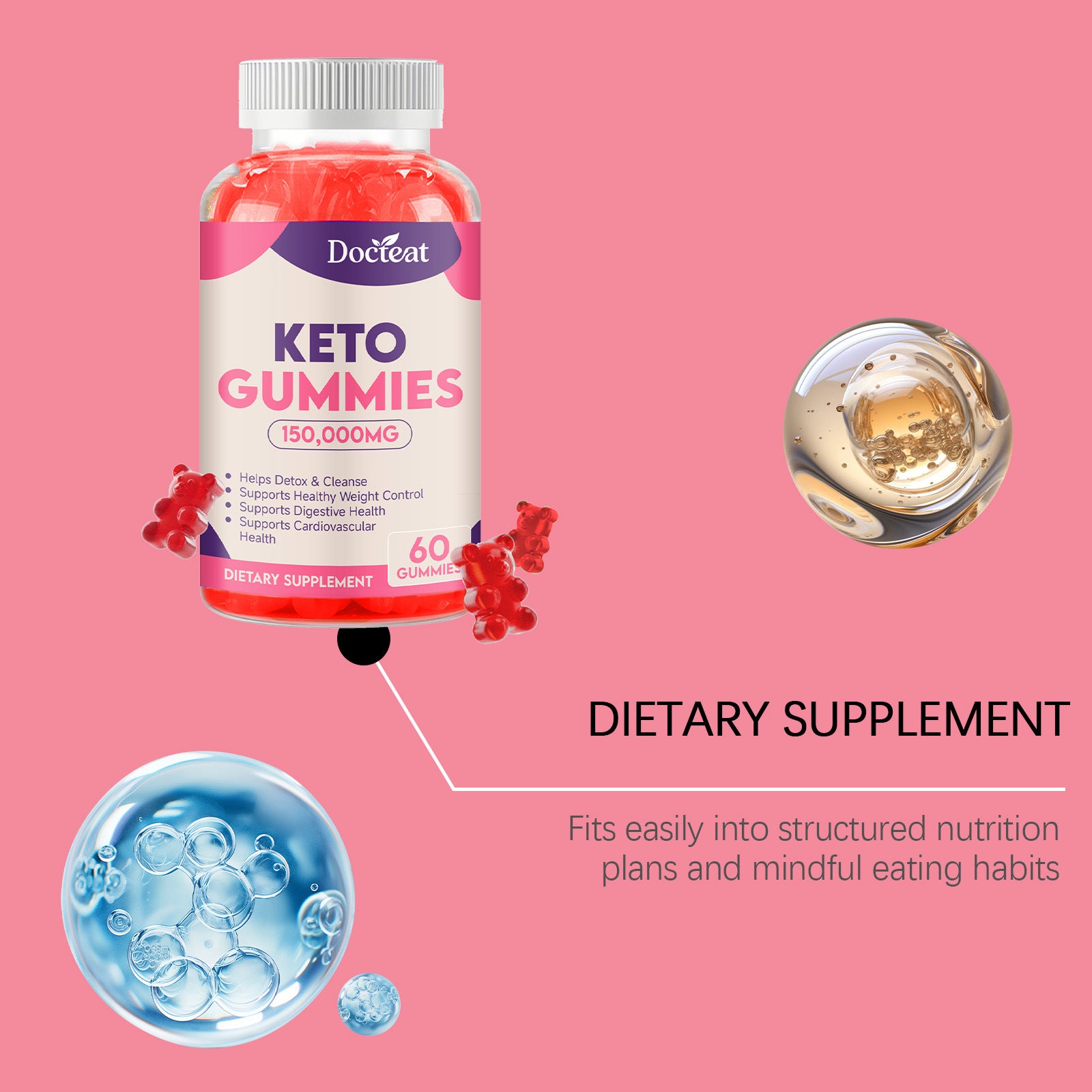 Keto Dietary Gummies – Complete Daily Nutrition for Energy & Wellness