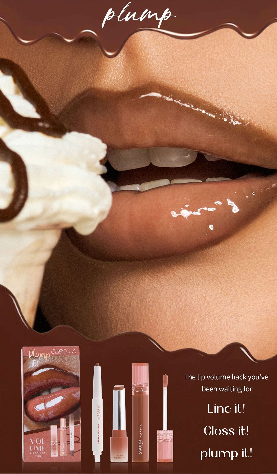 Makeup Set – Precision Eyeliner & Dewy Lip Gloss Duo