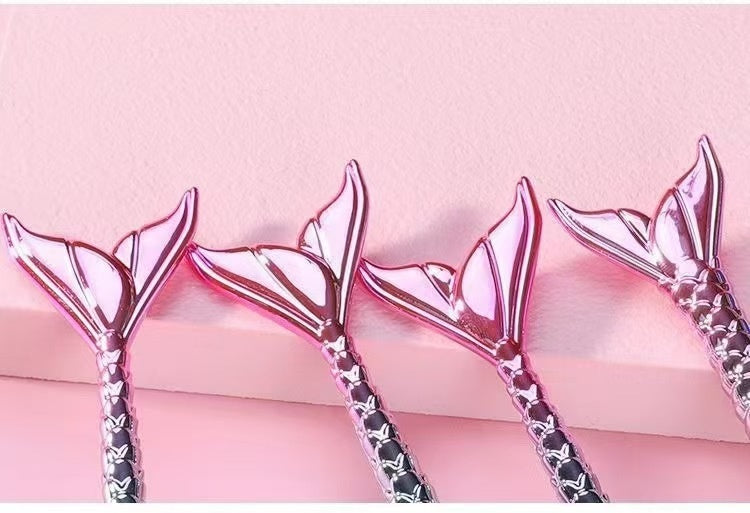 4-Piece Mermaid Gradient Eye Makeup Brush Set