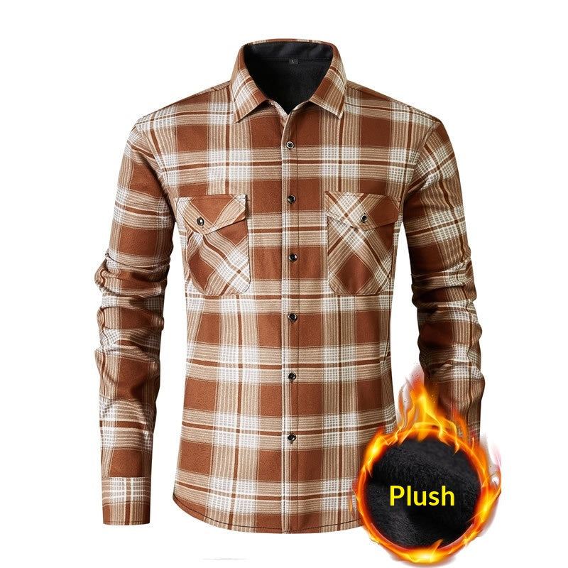 Men’s Quilted Cotton Cardigan