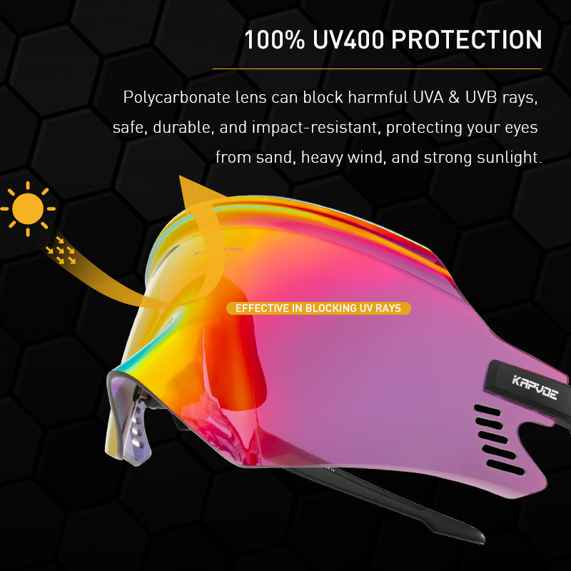 Kapvoe UV Protective Cycling Goggles