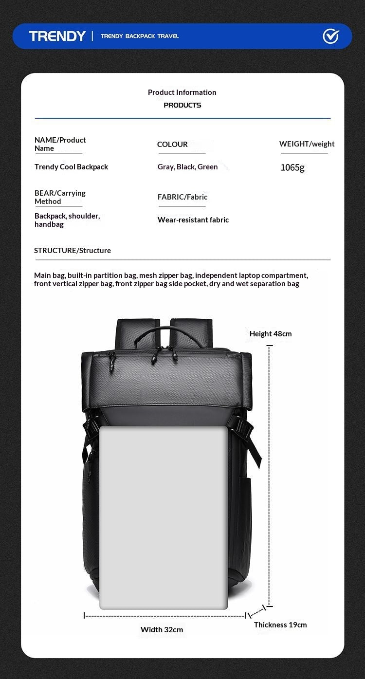 Men’s Outdoor Commuter Business Backpack