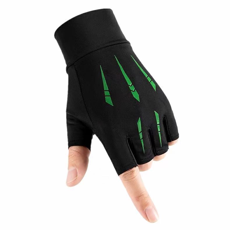 Ice Silk Half-Finger Sports Gloves
