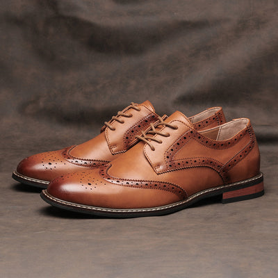 Classic Men’s Brogue Business Shoes