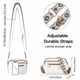 Women’s Triple Zipper Shoulder Bag