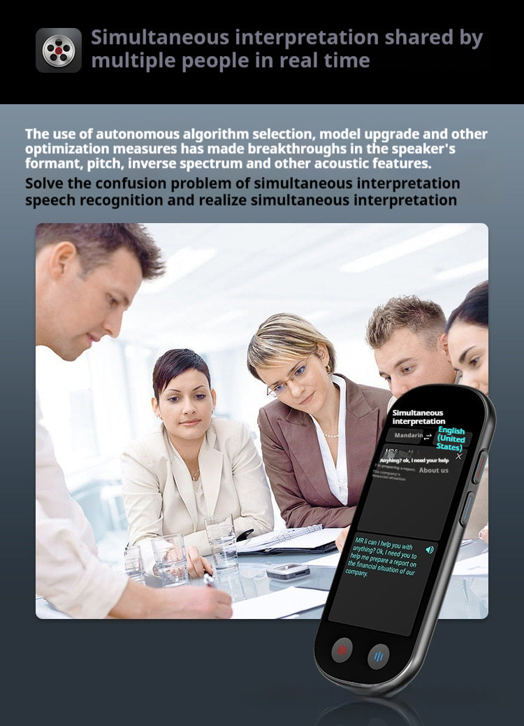 Multi‑Language Real‑Time Smart Voice Translator