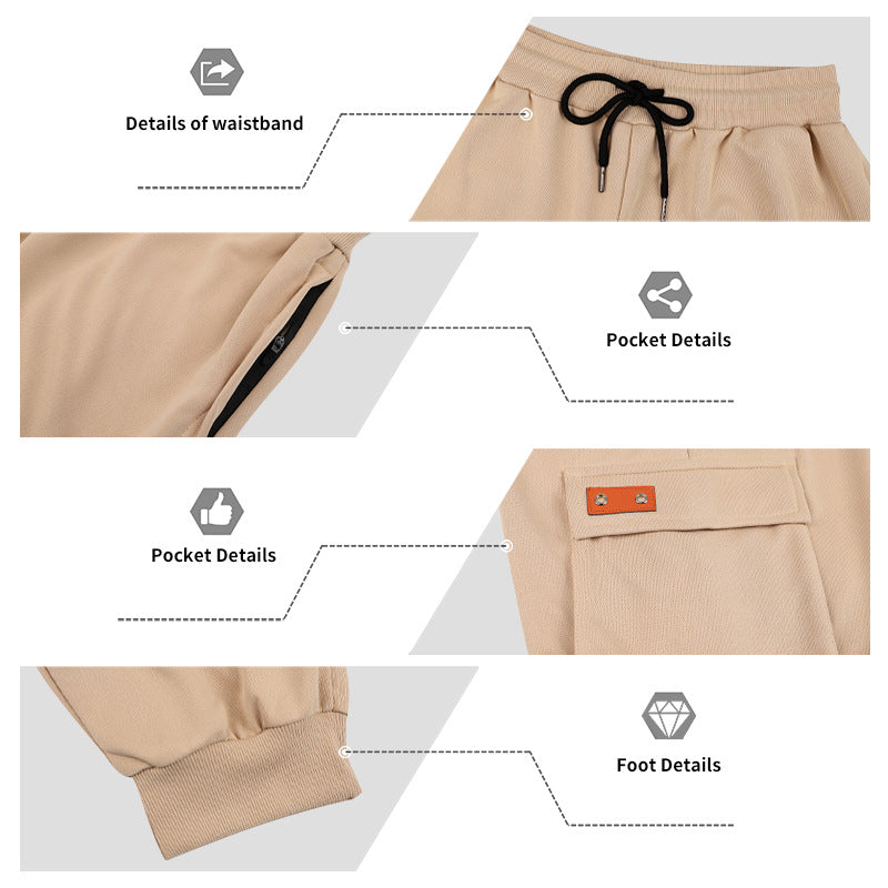 Men’s Loose-Fit Casual Outdoor Work Shorts – Comfortable Sportswear Essential