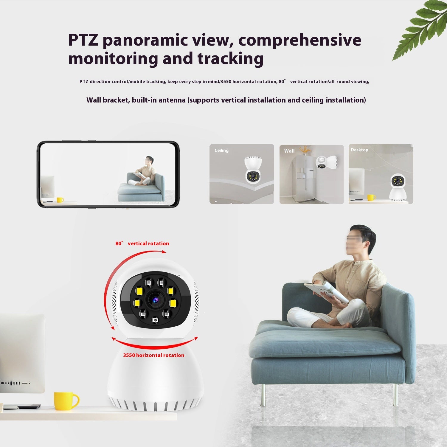 Dual-Frequency Wireless Monitor Camera