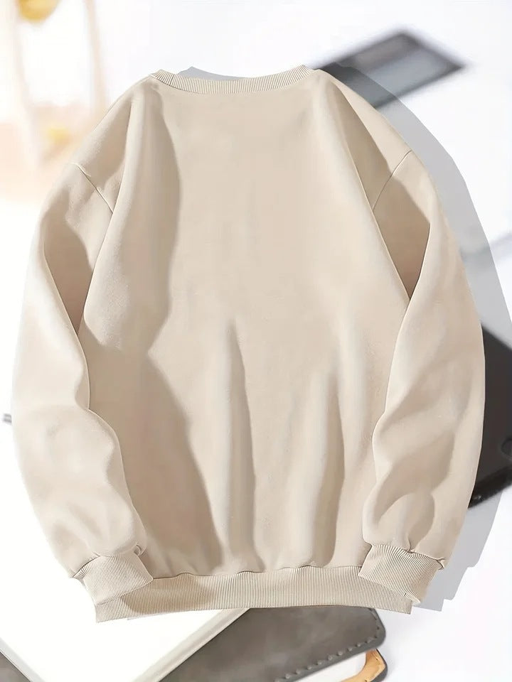 Men’s Casual Loose Oversized Sweatshirt – Fall & Winter Comfort Wear