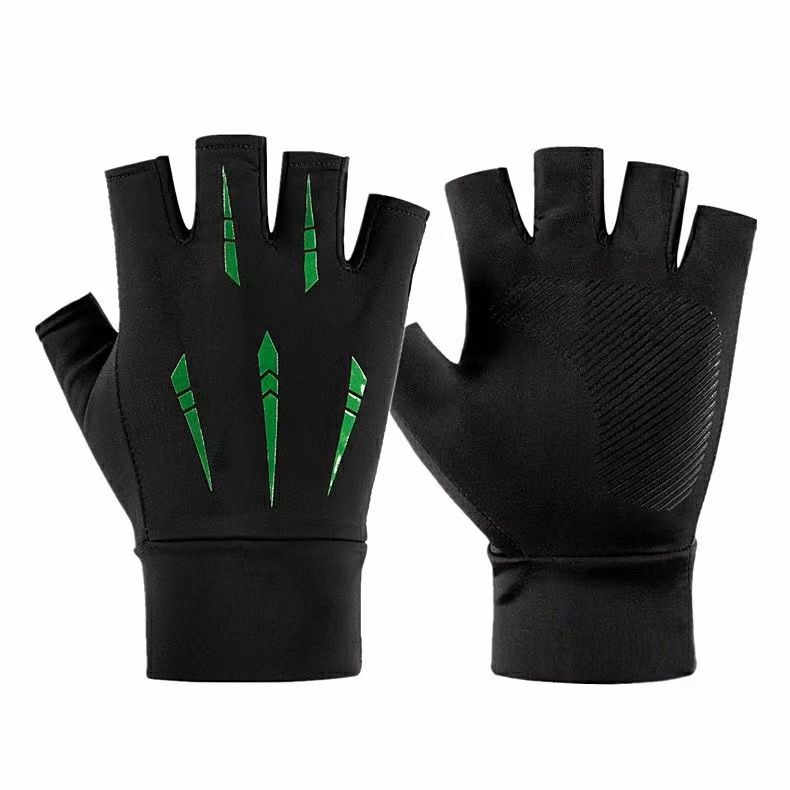 Ice Silk Half-Finger Sports Gloves