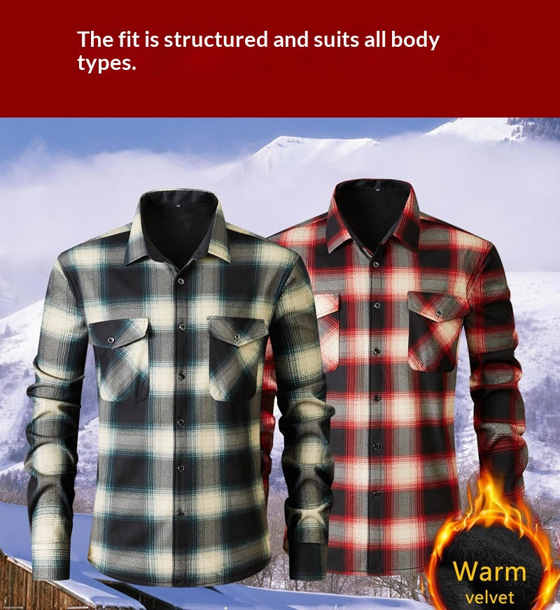 Men’s Quilted Cotton Cardigan