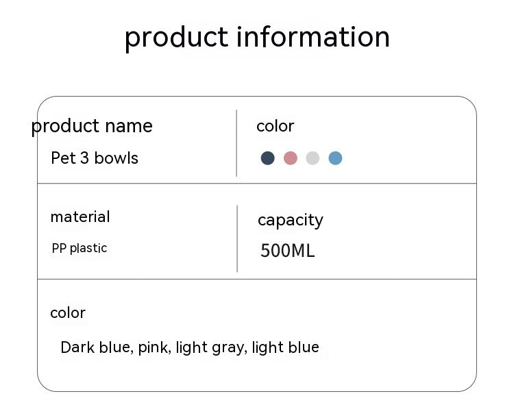 Plastic Double Cat Bowl