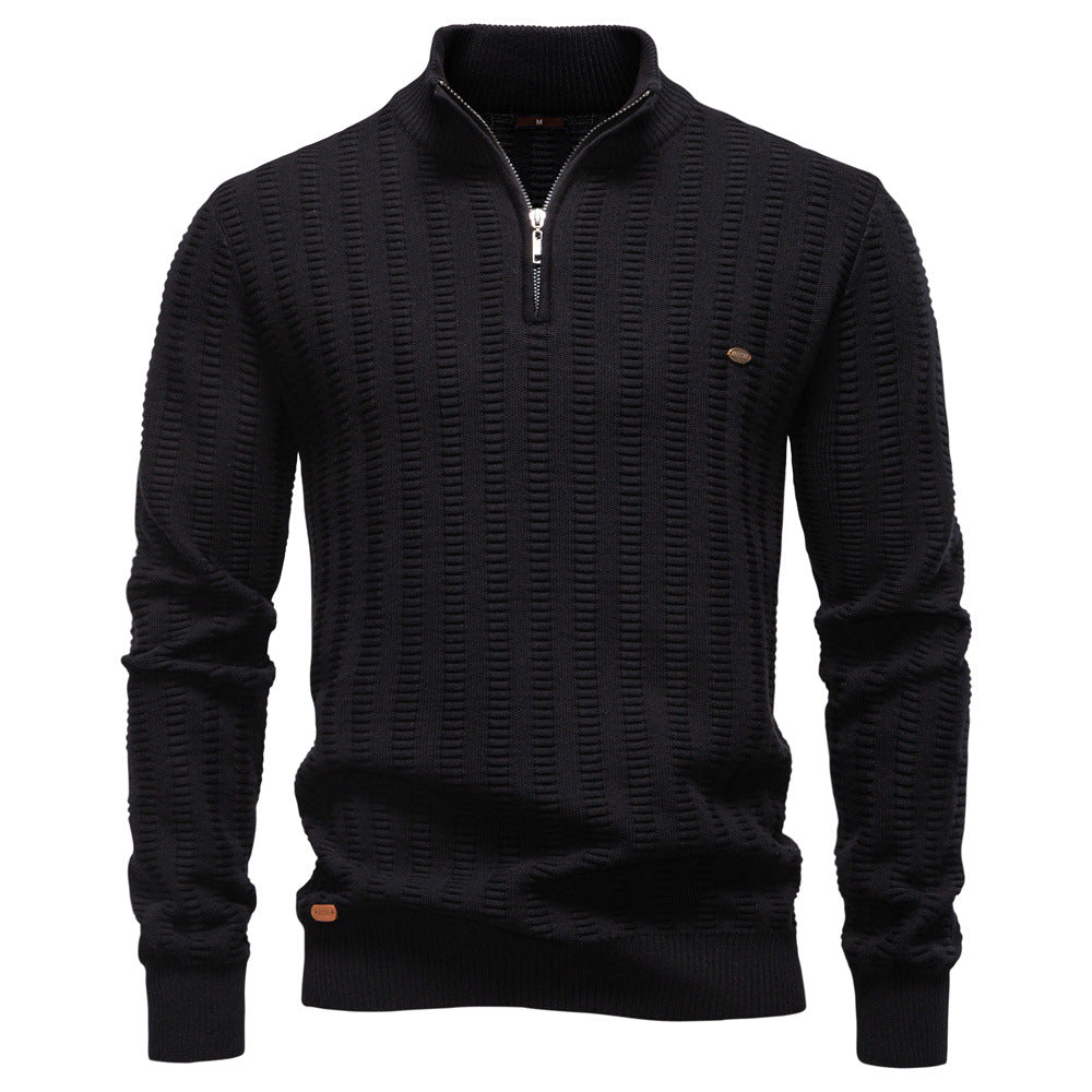 Men’s Striped Jacquard Sweater