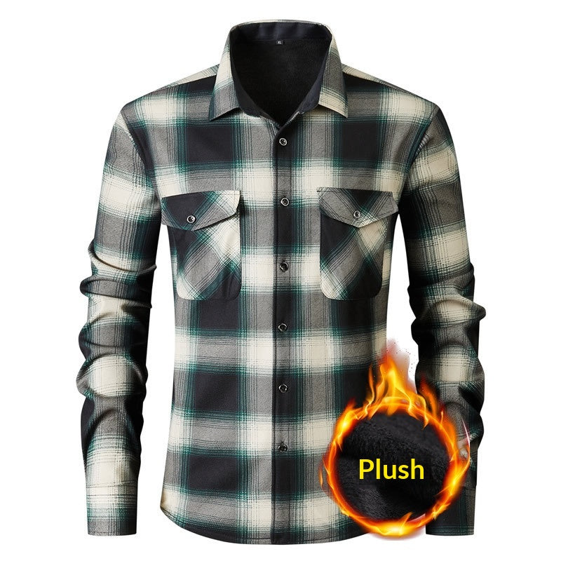 Men’s Quilted Cotton Cardigan