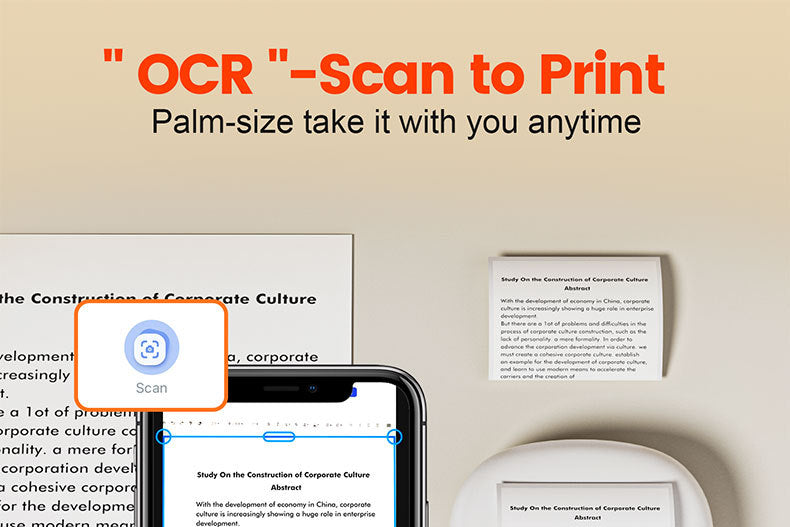 Portable Thermal Label Printer