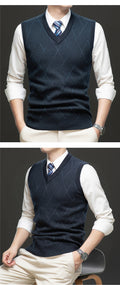 Men’s Sleeveless Knitted Vest
