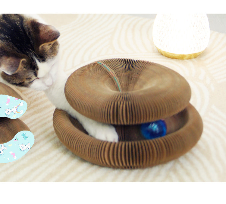 Foldable Corrugated Cat Scratcher