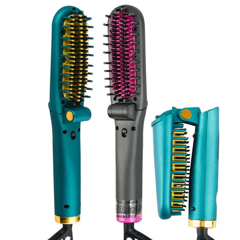 Dual‑Purpose Negative Ion Electric Straight Hair Comb