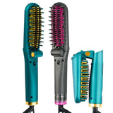 Dual‑Purpose Negative Ion Electric Straight Hair Comb
