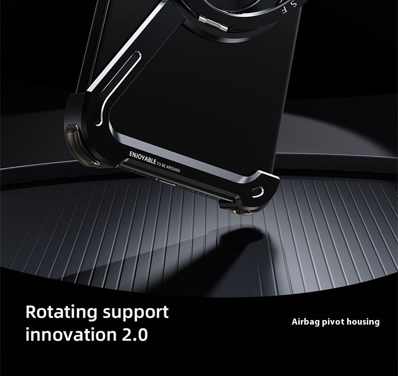 Metal Frame Phone Case with Magnetic Bracket