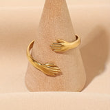 Personalized Hug Ring – Adjustable, Versatile Jewelry for Daily Wear & Special Occasions