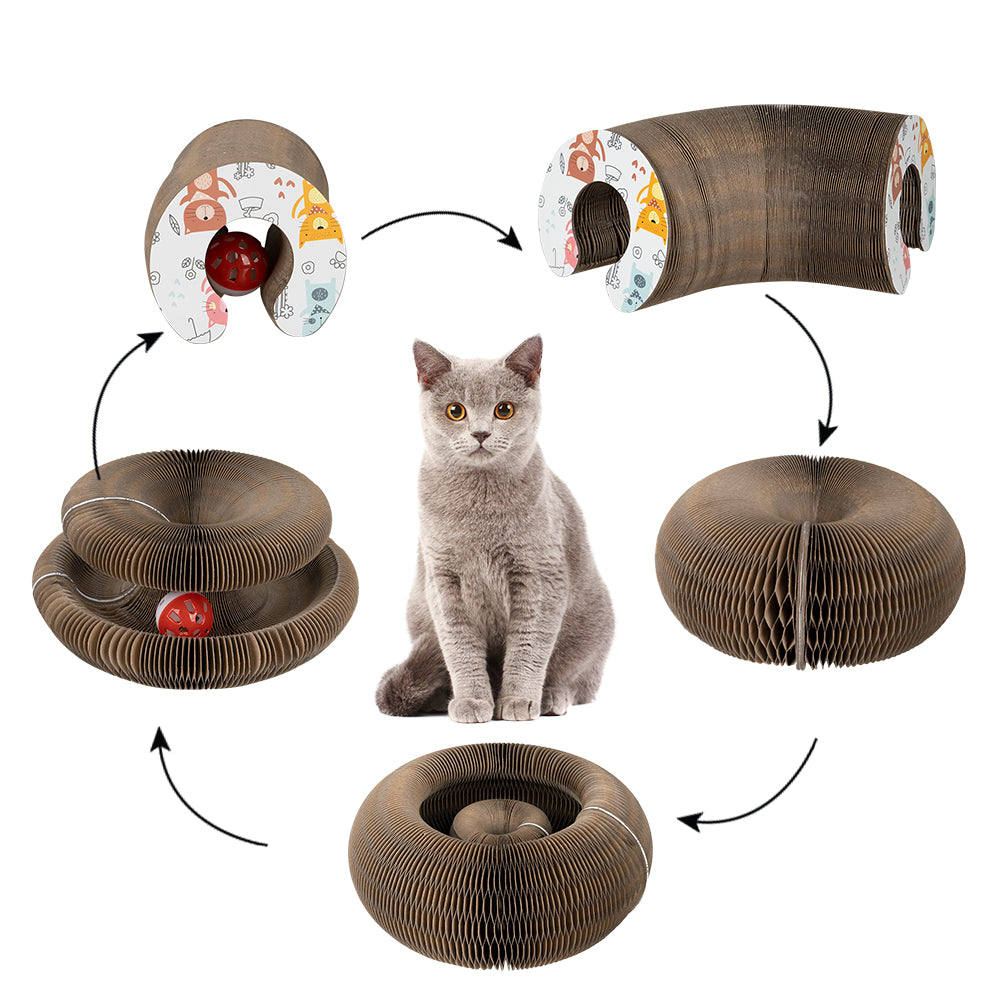 Foldable Corrugated Cat Scratcher