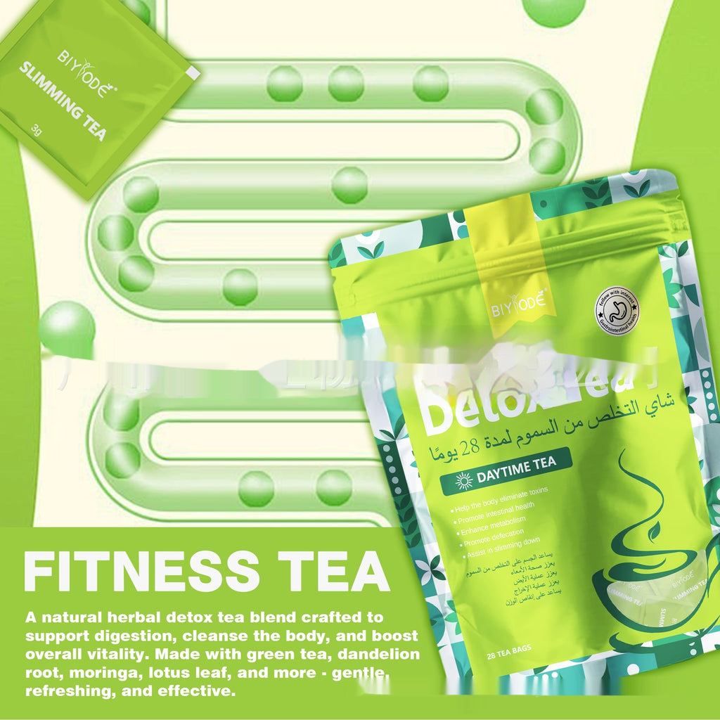 28-Day Detox Slimming Tea – Boost Metabolism & Cleanse Naturally