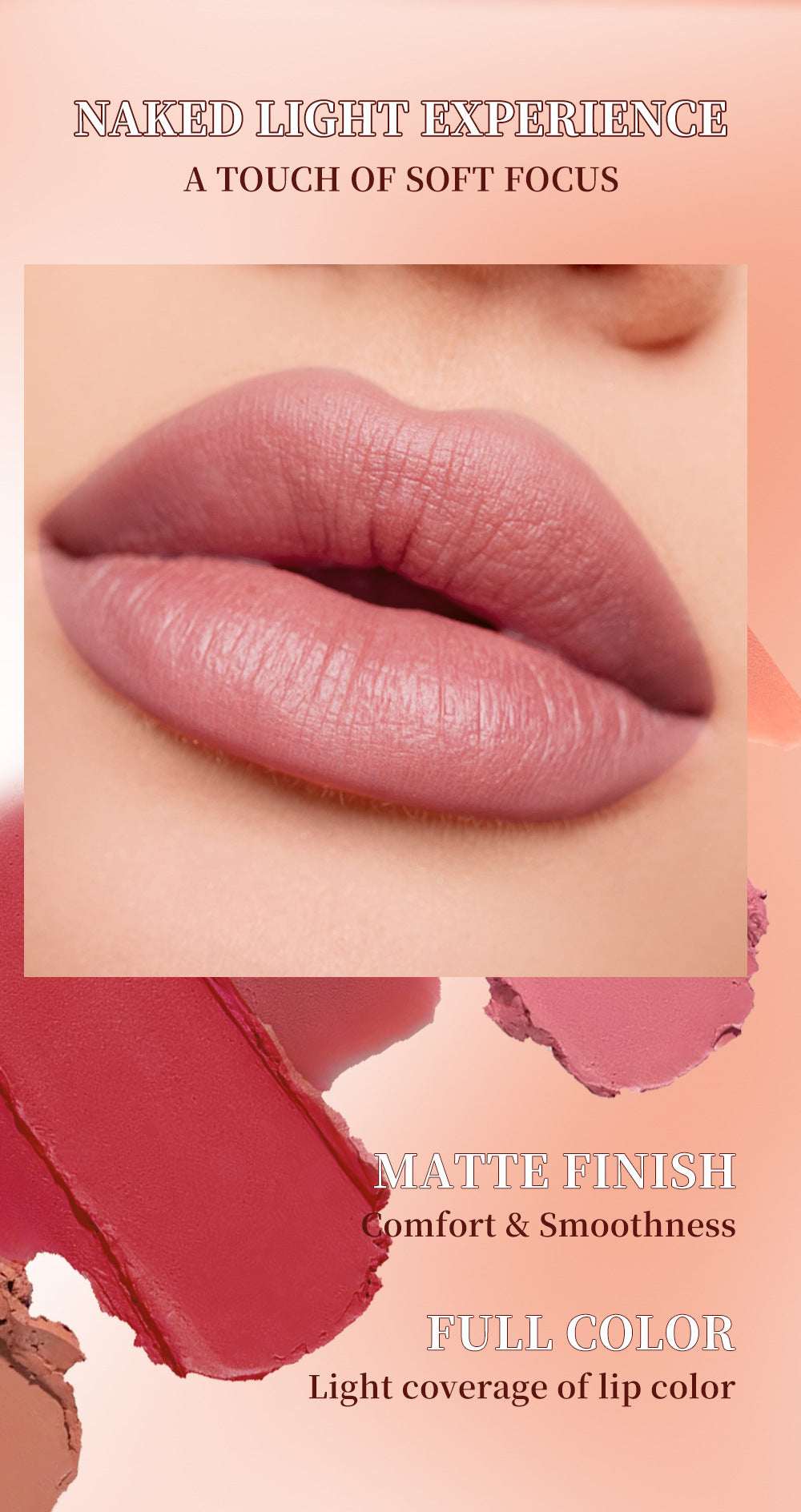 Matte Twist‑Up Lipstick
