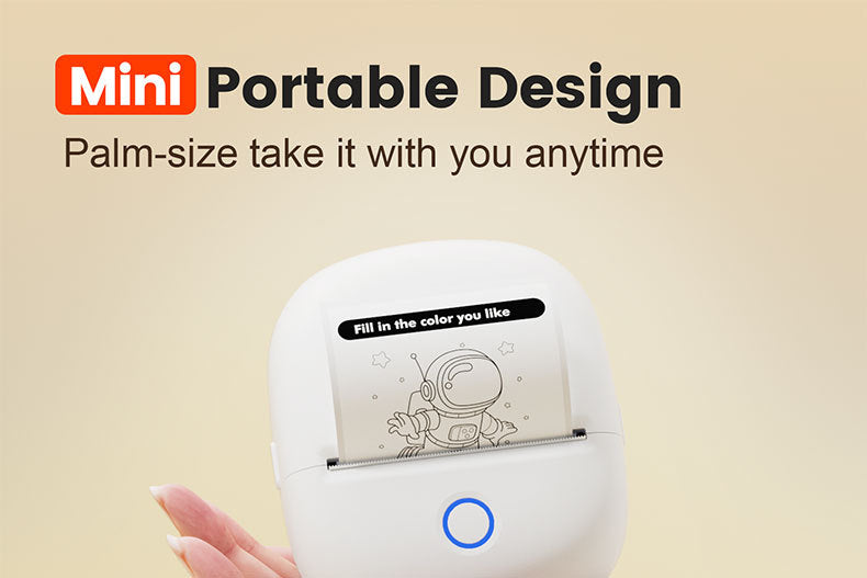 Portable Thermal Label Printer