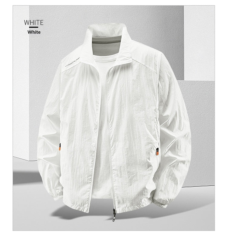 Men’s Lightweight Casual Large-Size Sun Protective Jacket