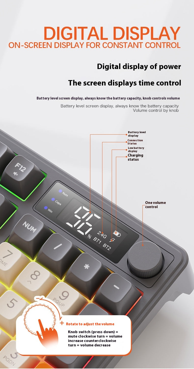 Wireless Bluetooth Dual-Mode Keyboard