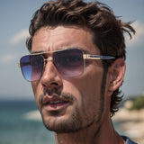 Men’s Square-Frame Sunglasses