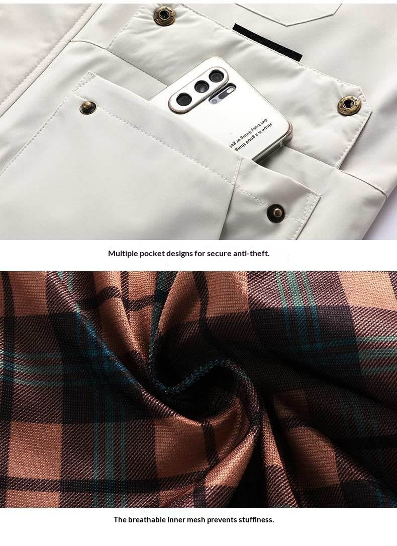 Men’s Mid-Length Casual Jacket