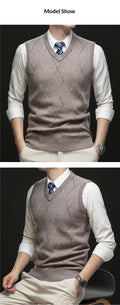 Men’s Sleeveless Knitted Vest