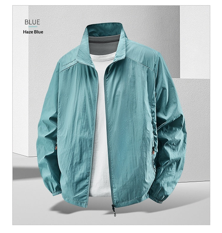 Men’s Lightweight Casual Large-Size Sun Protective Jacket