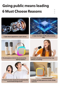 K12 Portable KTV Bluetooth Speaker Set