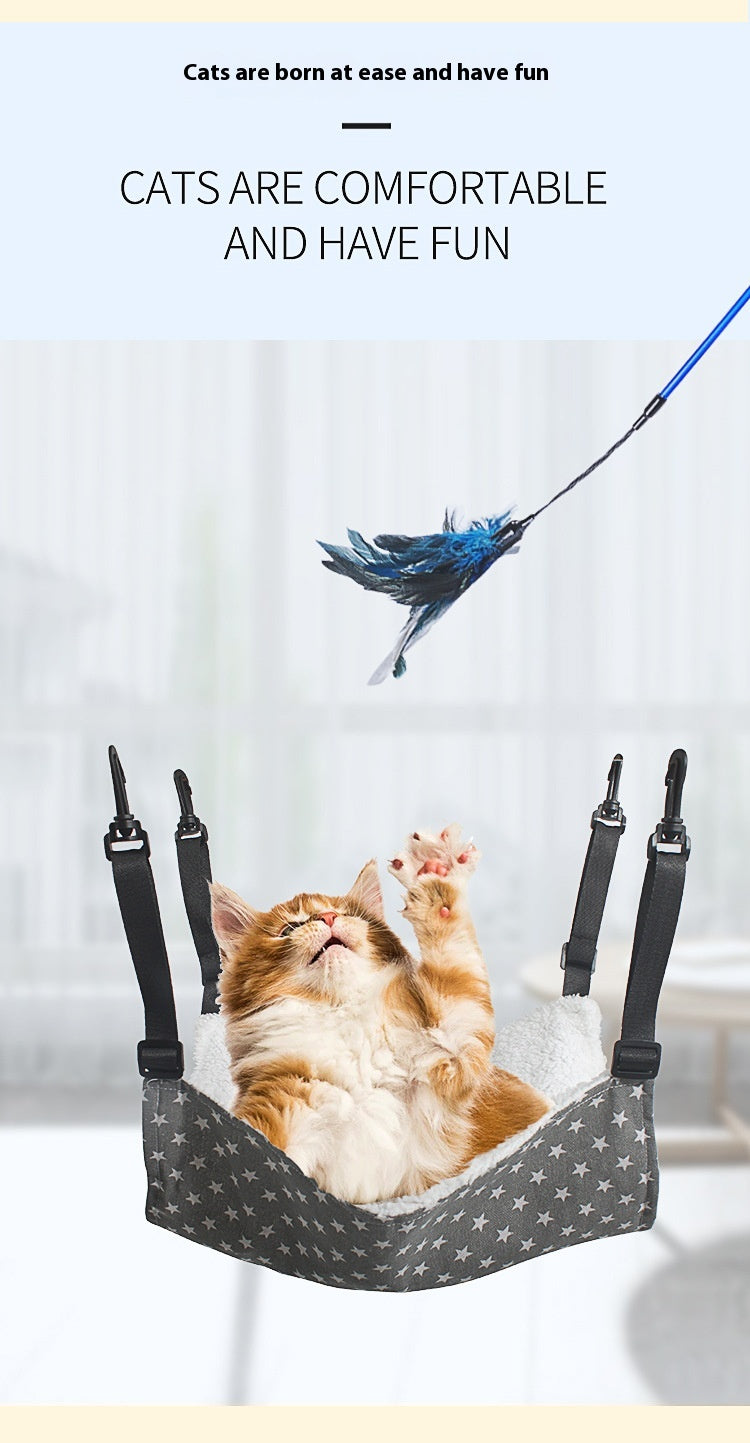 Lamb Fleece Cat Hammock