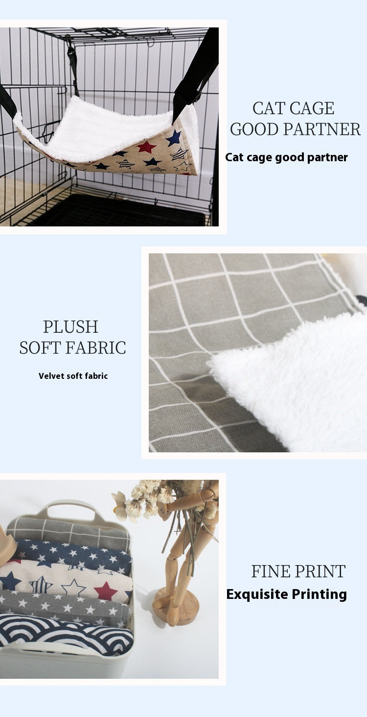 Lamb Fleece Cat Hammock