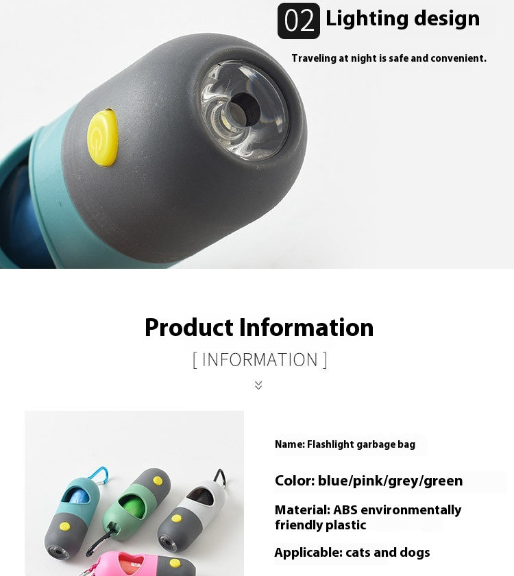 LED Pet Waste Bag Dispenser