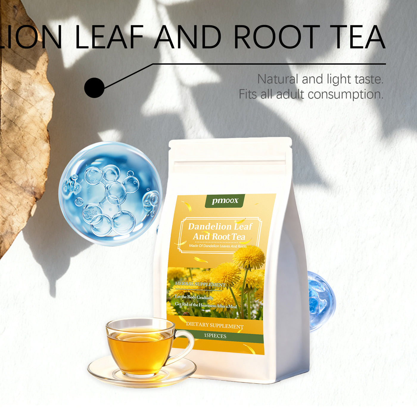 Dandelion Leaf & Root Nourishing Tea –Detox & Digestive Wellness Blend (60g)