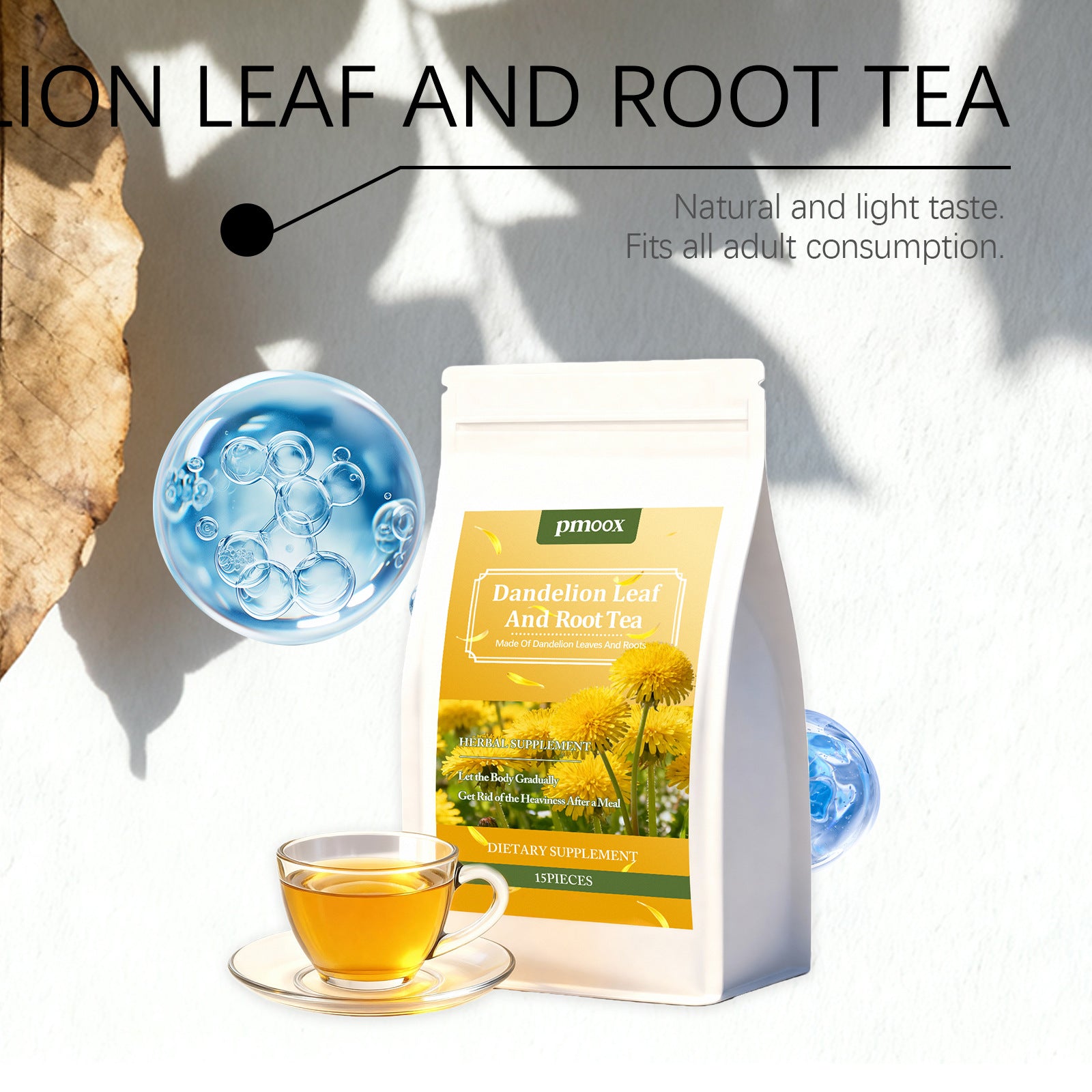 Dandelion Leaf & Root Nourishing Tea –Detox & Digestive Wellness Blend (60g)